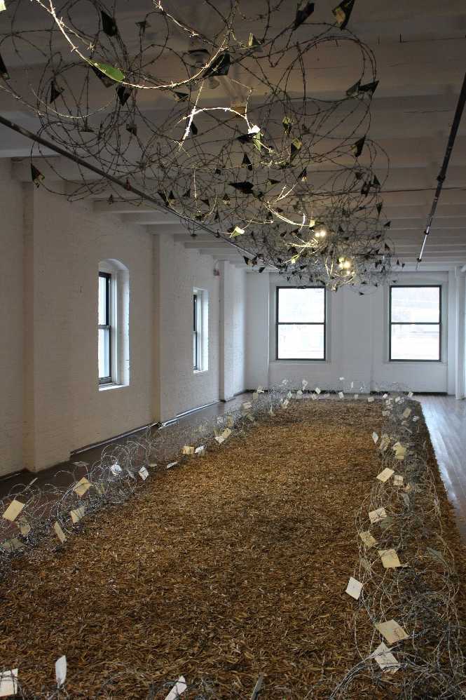 A look at one of the installation pieces put in the Mattress Factory. Photo by Lauren Dundore.