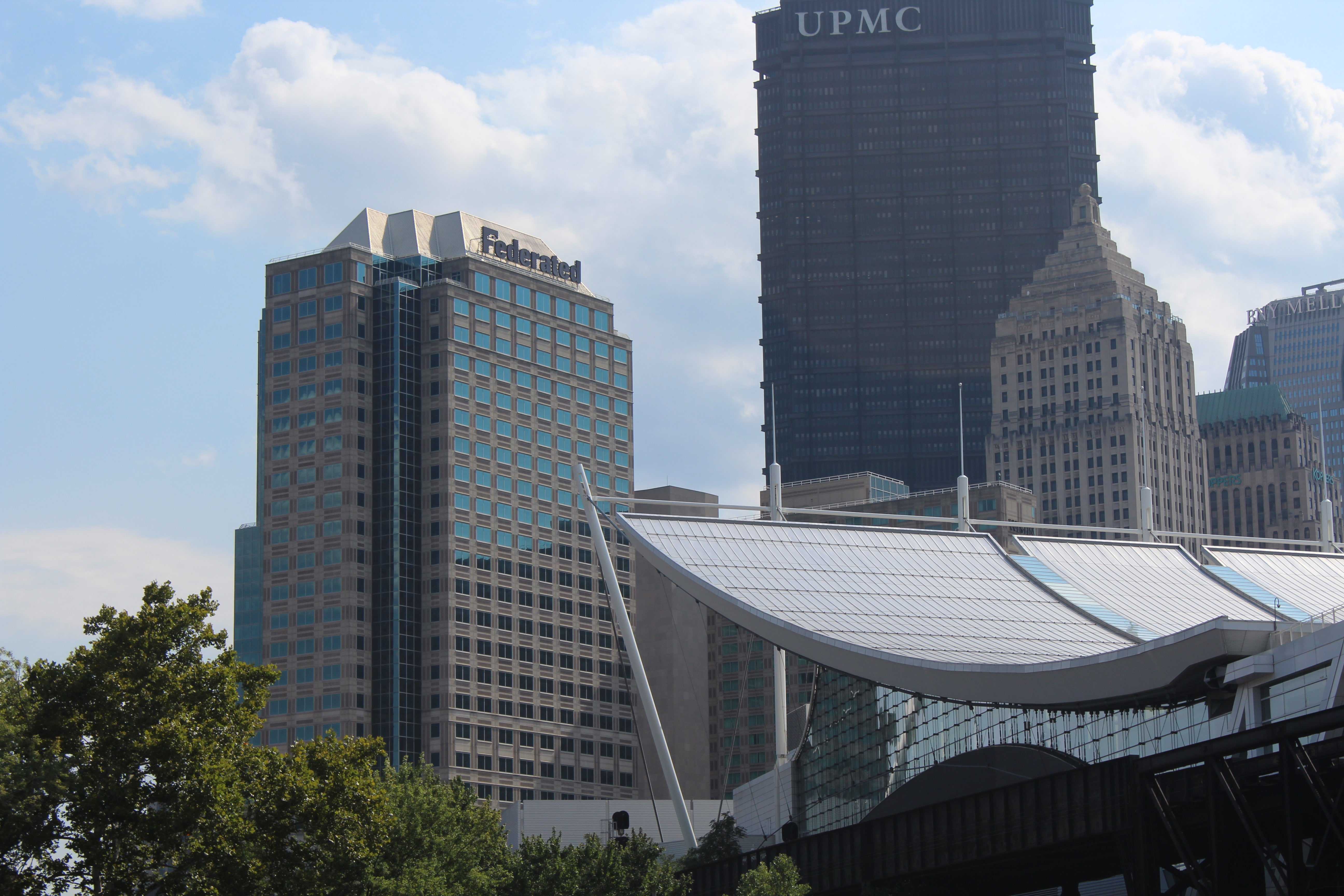 UPMC signage on U.S. Steel Tower