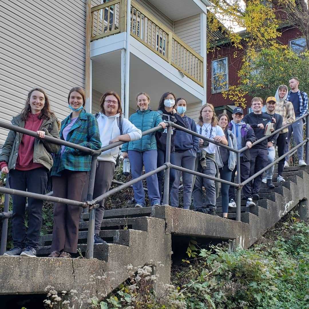 Students of the University of Pittsburgh Secret Pittsburgh class