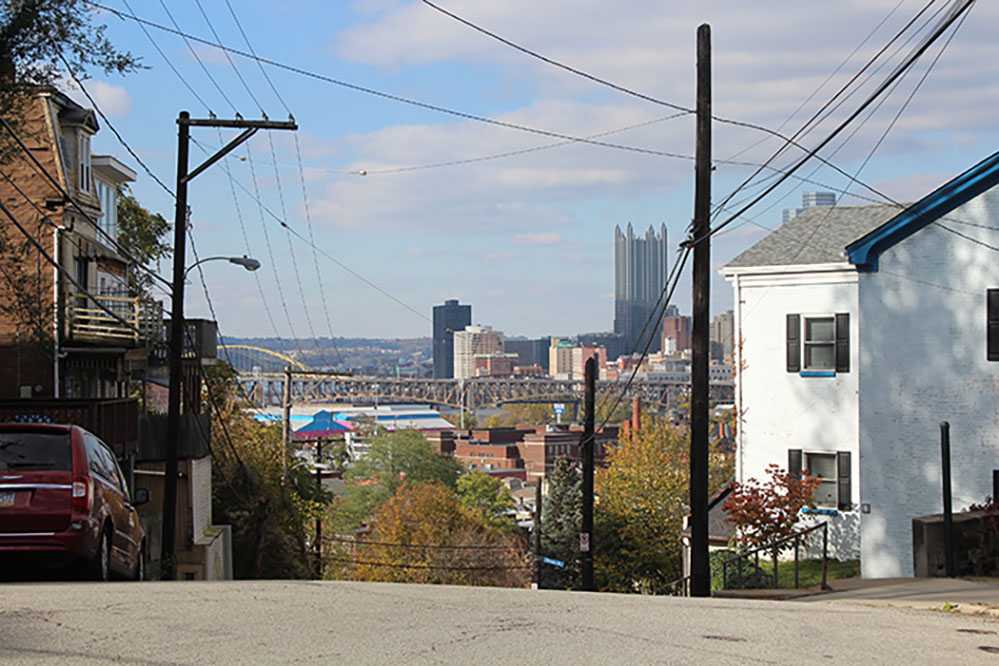 View of Downtown Pittsburgh. Photo by Jackie Bender, 2021